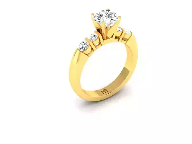 ring-8979 diamond engagement ring gold