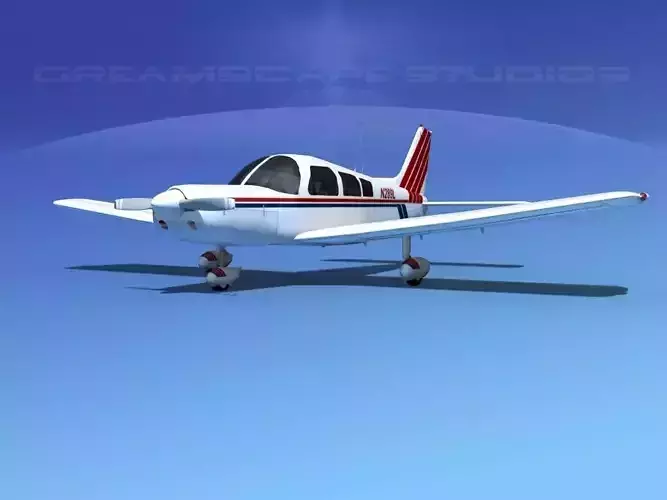 Piper PA-28 V17 3D model
