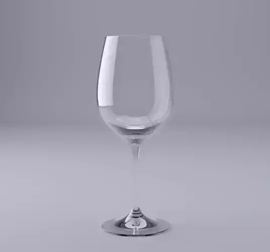 Wine Glass Low-poly Low-poly 3D model