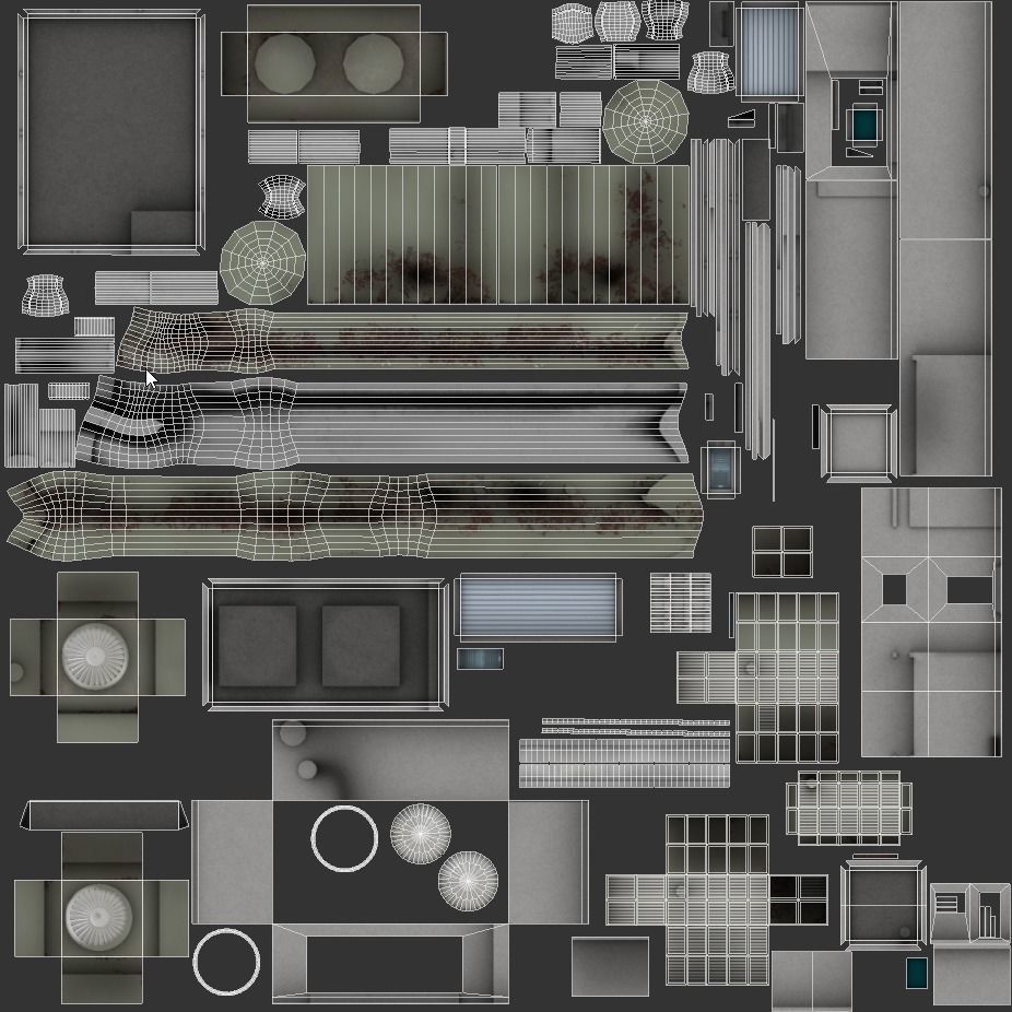 Power Plant Low poly Low-poly 3D model_7