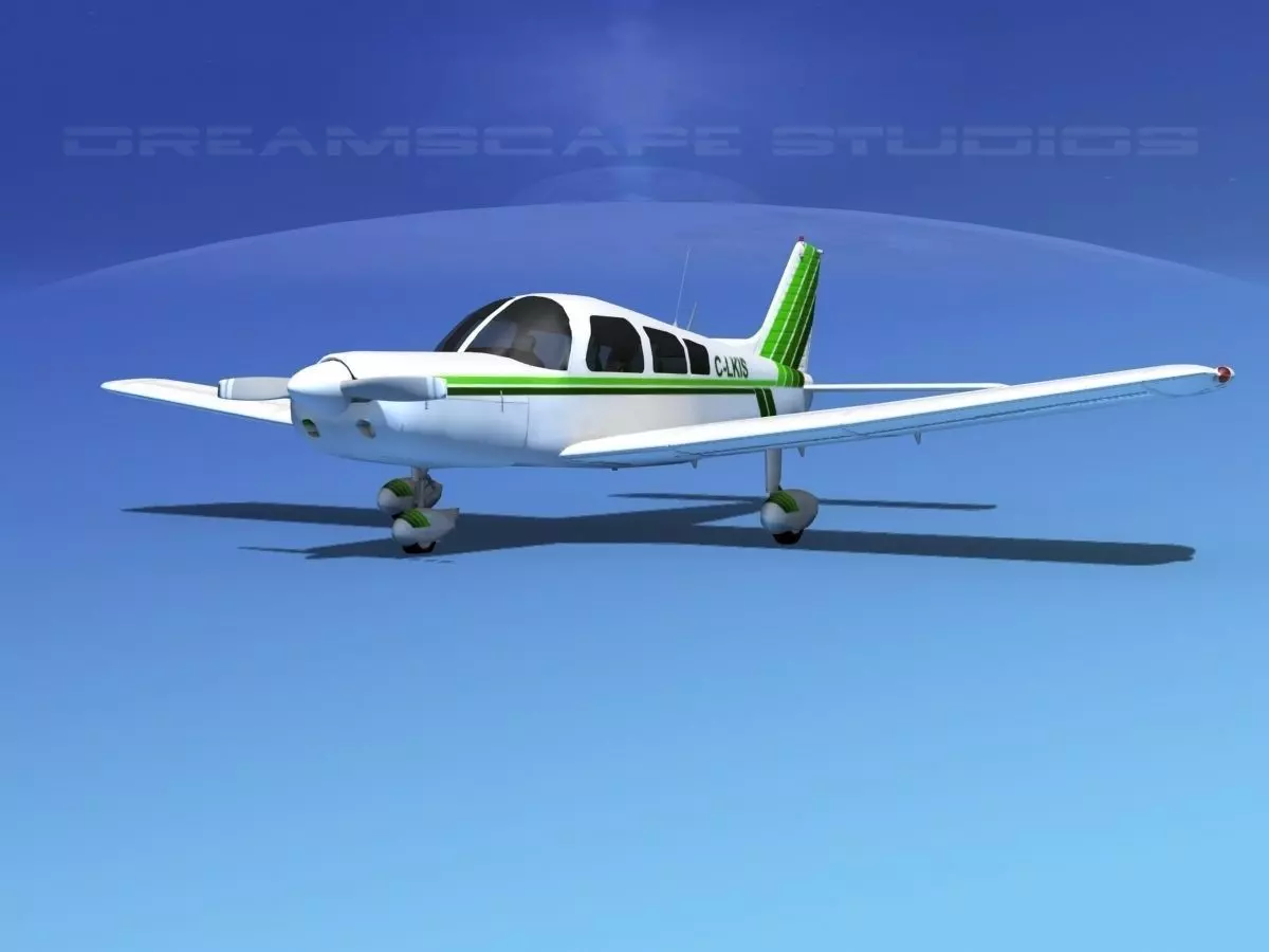 Piper PA-28 V18 3D model