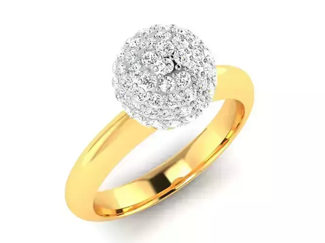ring-668 diamond ring gold