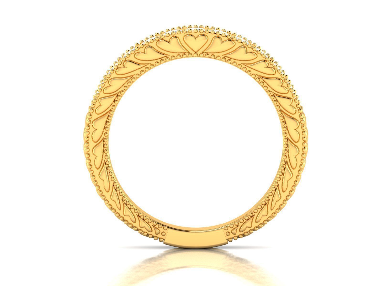 ring-59 gold diamond wedding ring 3D print model_2