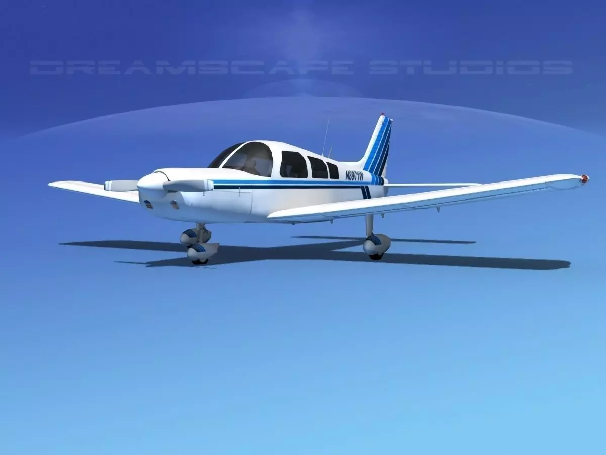 Piper PA-28 V19 3D model