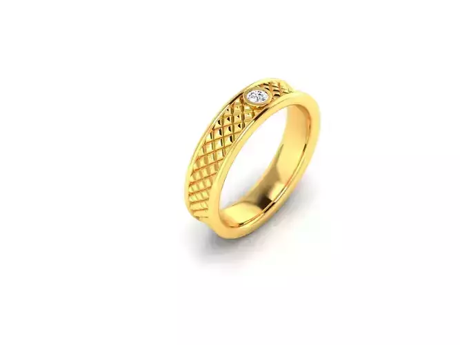 ring-346 gold ring with diamonds
