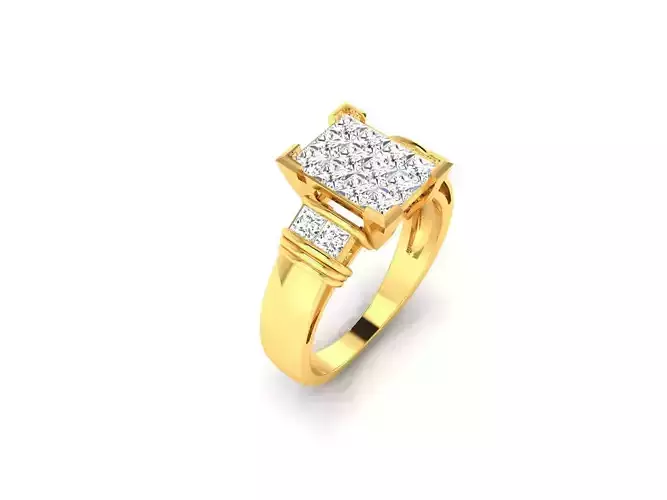 ring-335 diamond ring gold