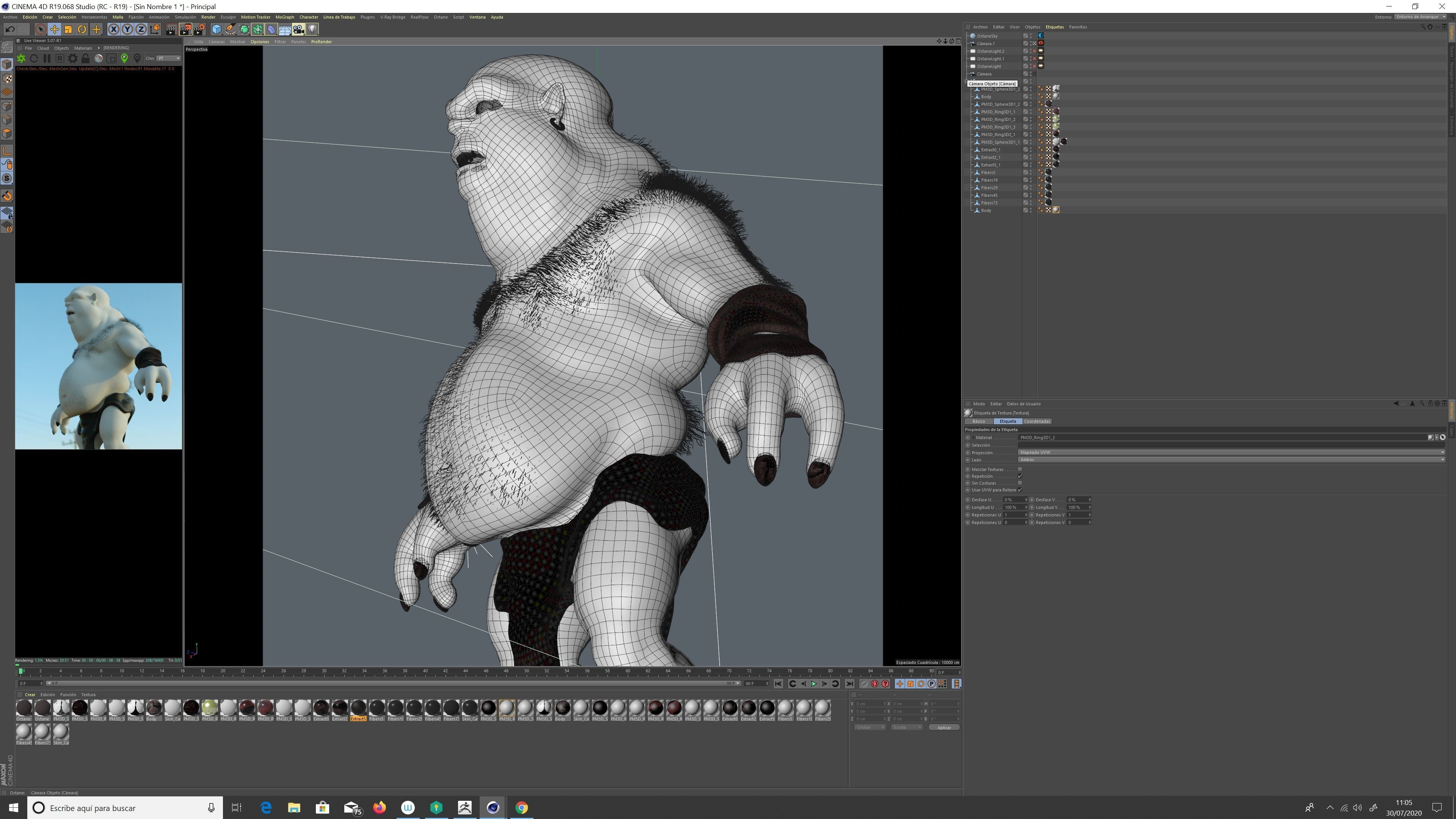 CAVE TROLL Low-poly 3D model_27