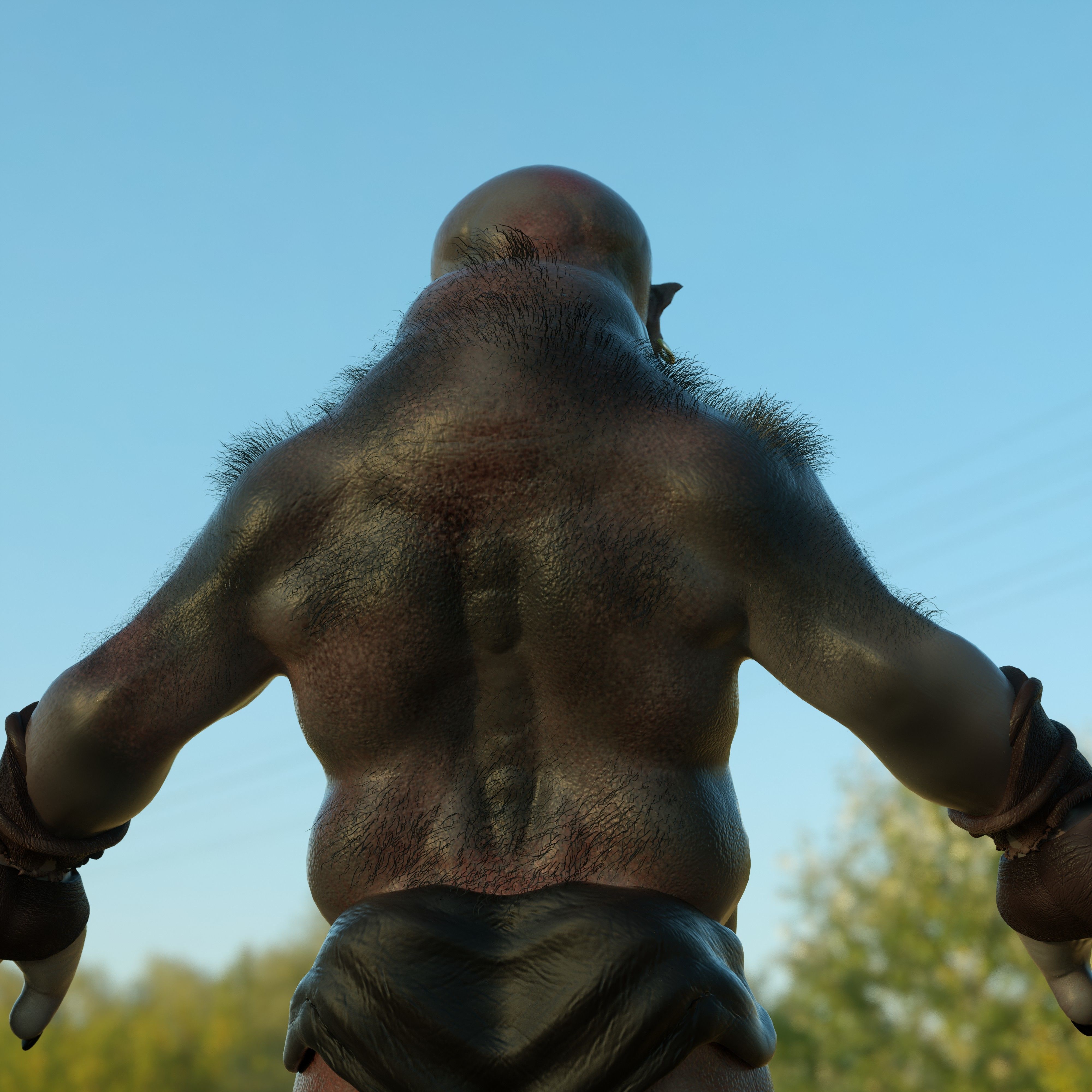 CAVE TROLL Low-poly 3D model_18