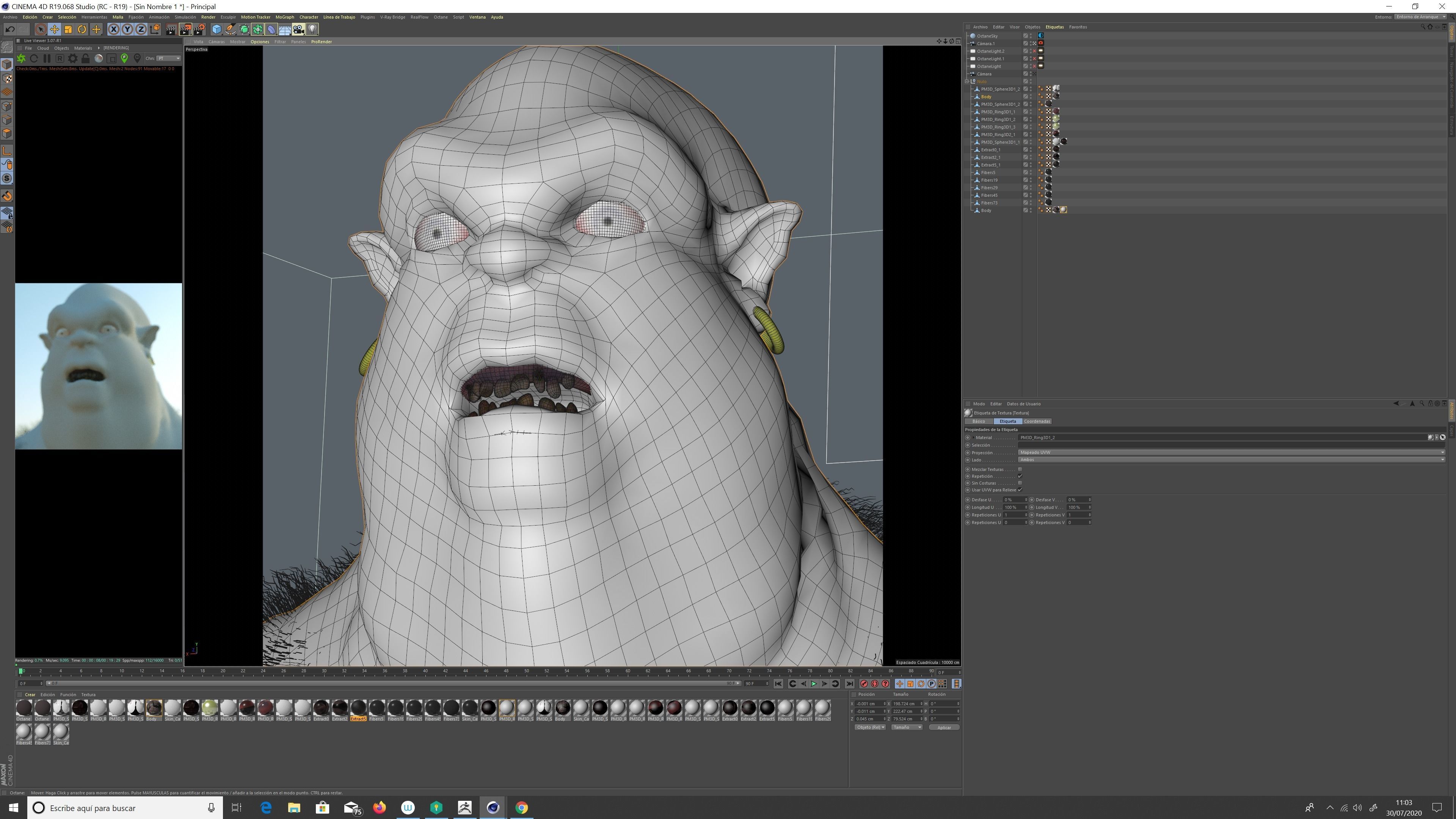CAVE TROLL Low-poly 3D model_29