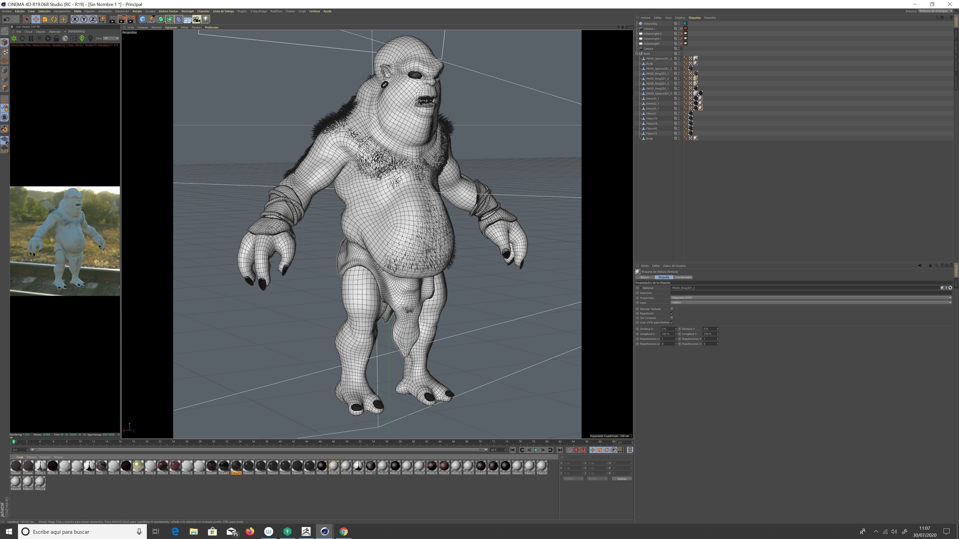 CAVE TROLL Low-poly 3D model_6