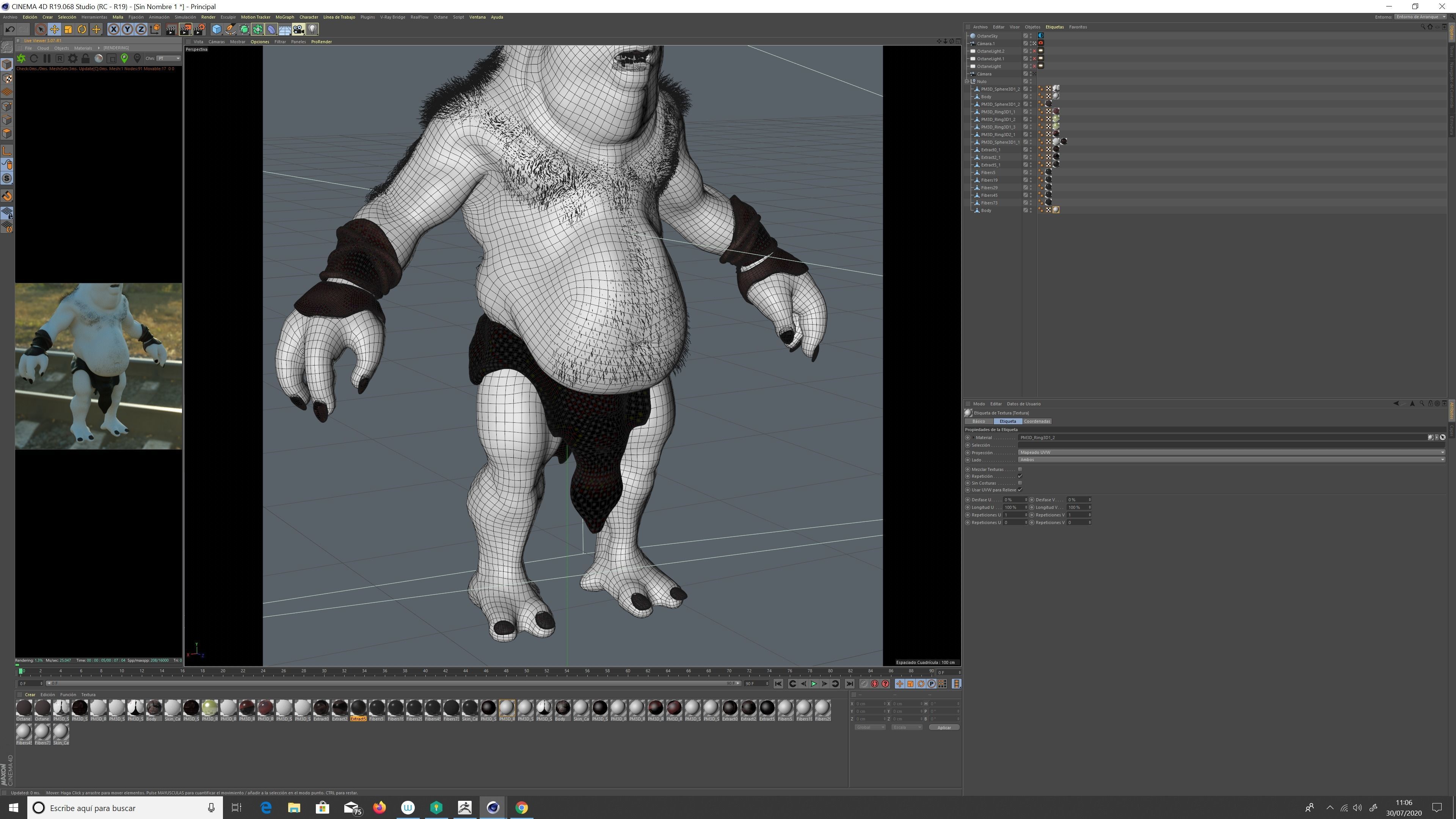 CAVE TROLL Low-poly 3D model_4