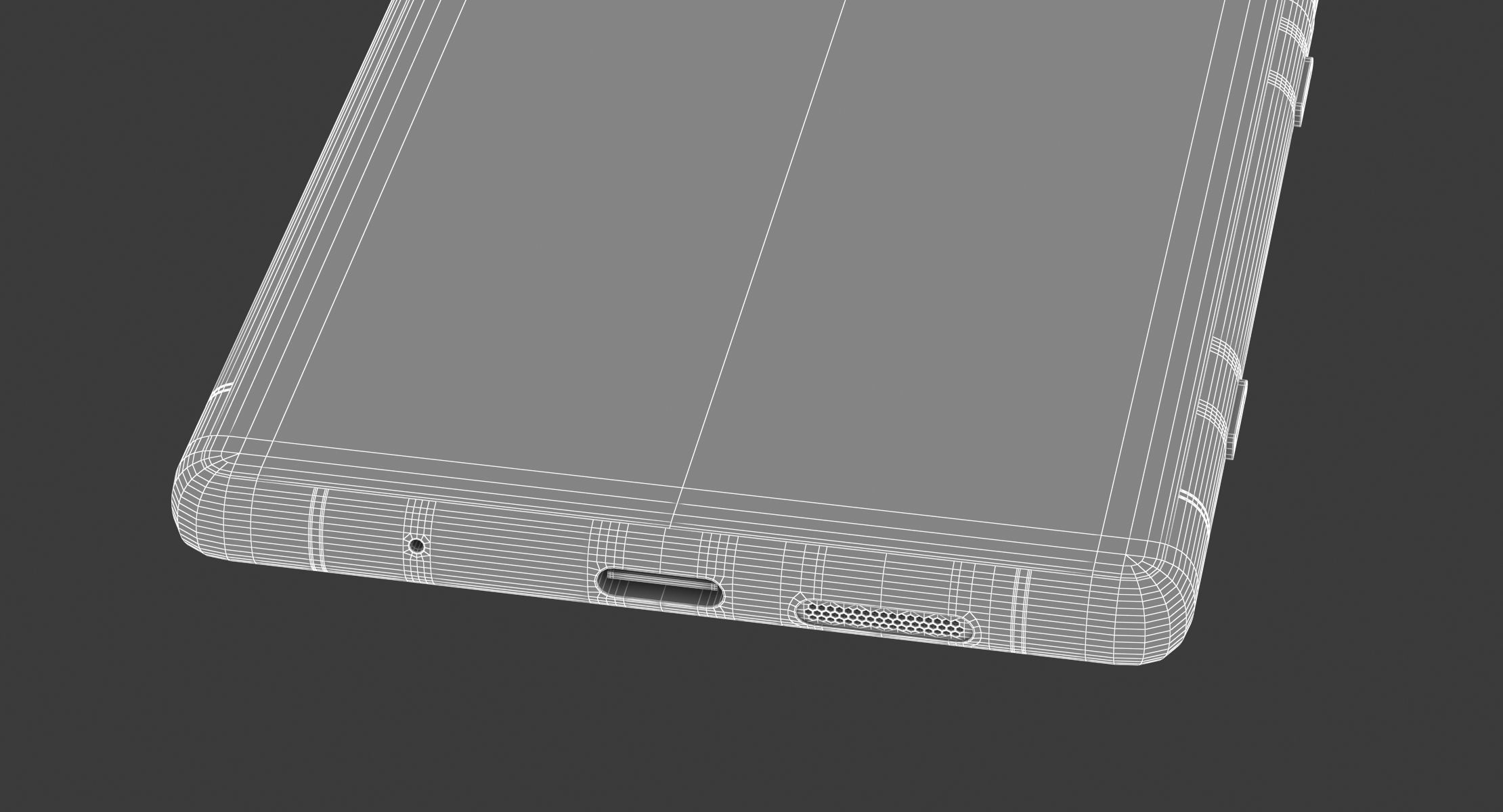 Sony Xperia 1 Purple 3D model_20