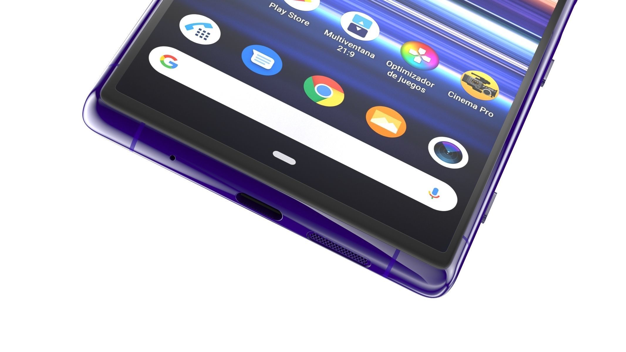 Sony Xperia 1 Purple 3D model_11