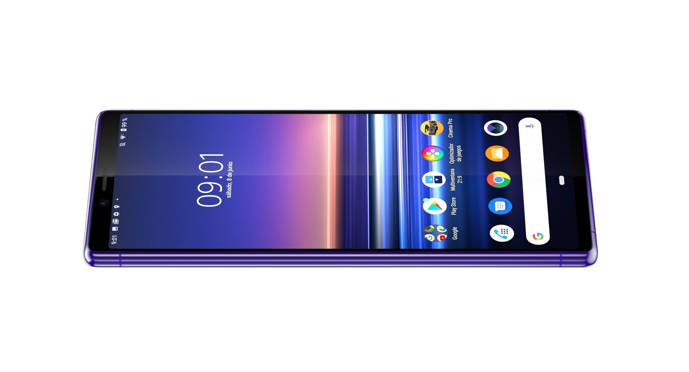 Sony Xperia 1 Purple 3D model_3