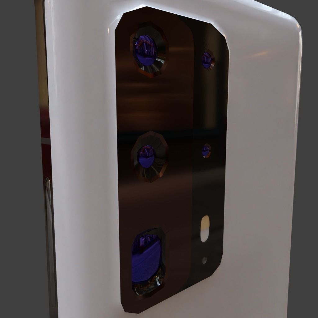 Huawei P40 Pro Plus Low-poly 3D model_7