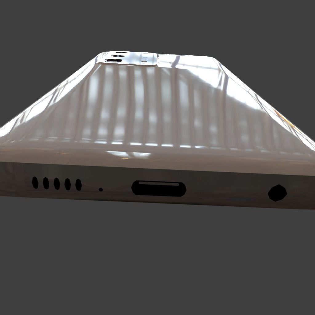 Huawei P40 Pro Plus Low-poly 3D model_11