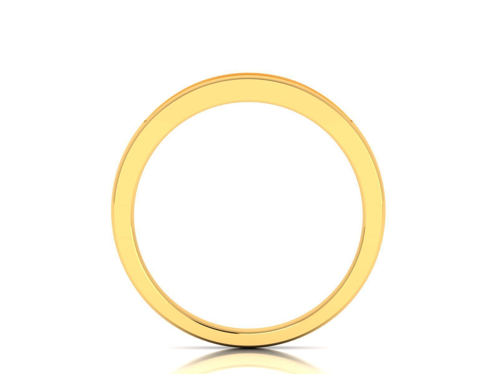 ring-990 gold diamond eternity ring 3D print model_3