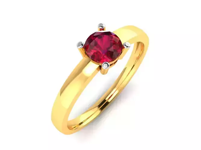ring-1922 gold ring with ruby stone