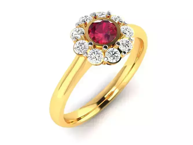 ring-1902 ruby and diamond ring gold