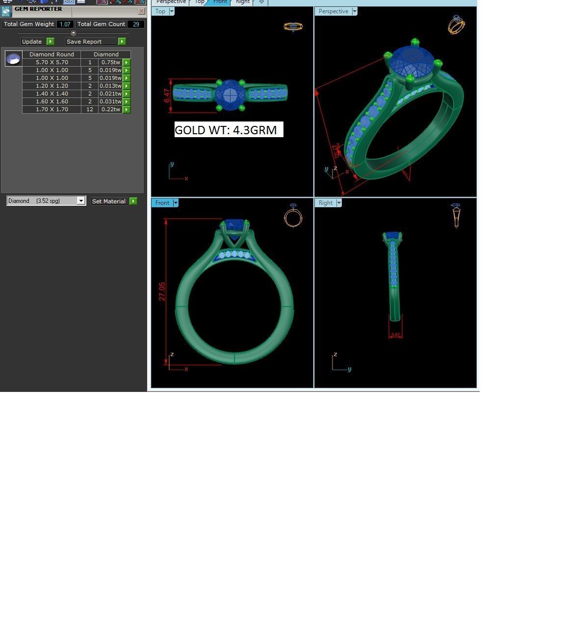 ring-1861 ruby and diamond engagement ring 3D print model_7