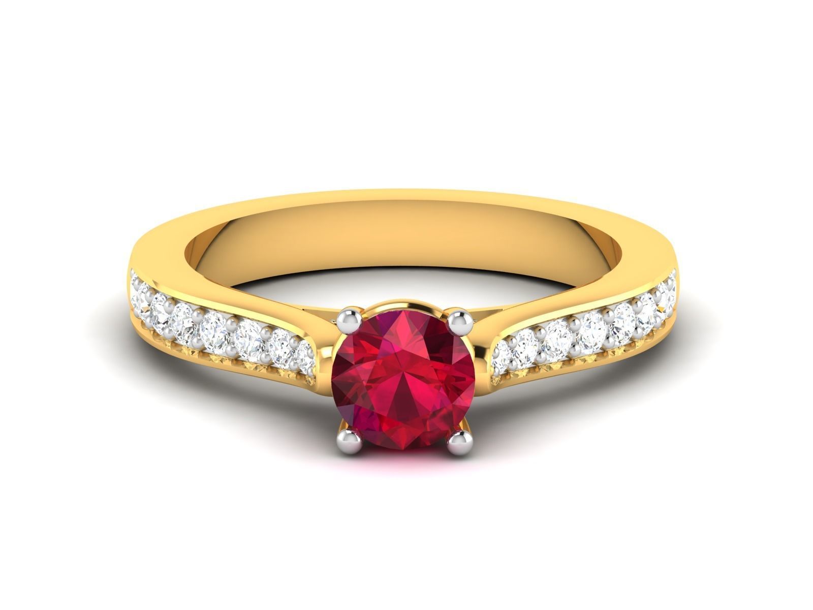 ring-1861 ruby and diamond engagement ring 3D print model_6