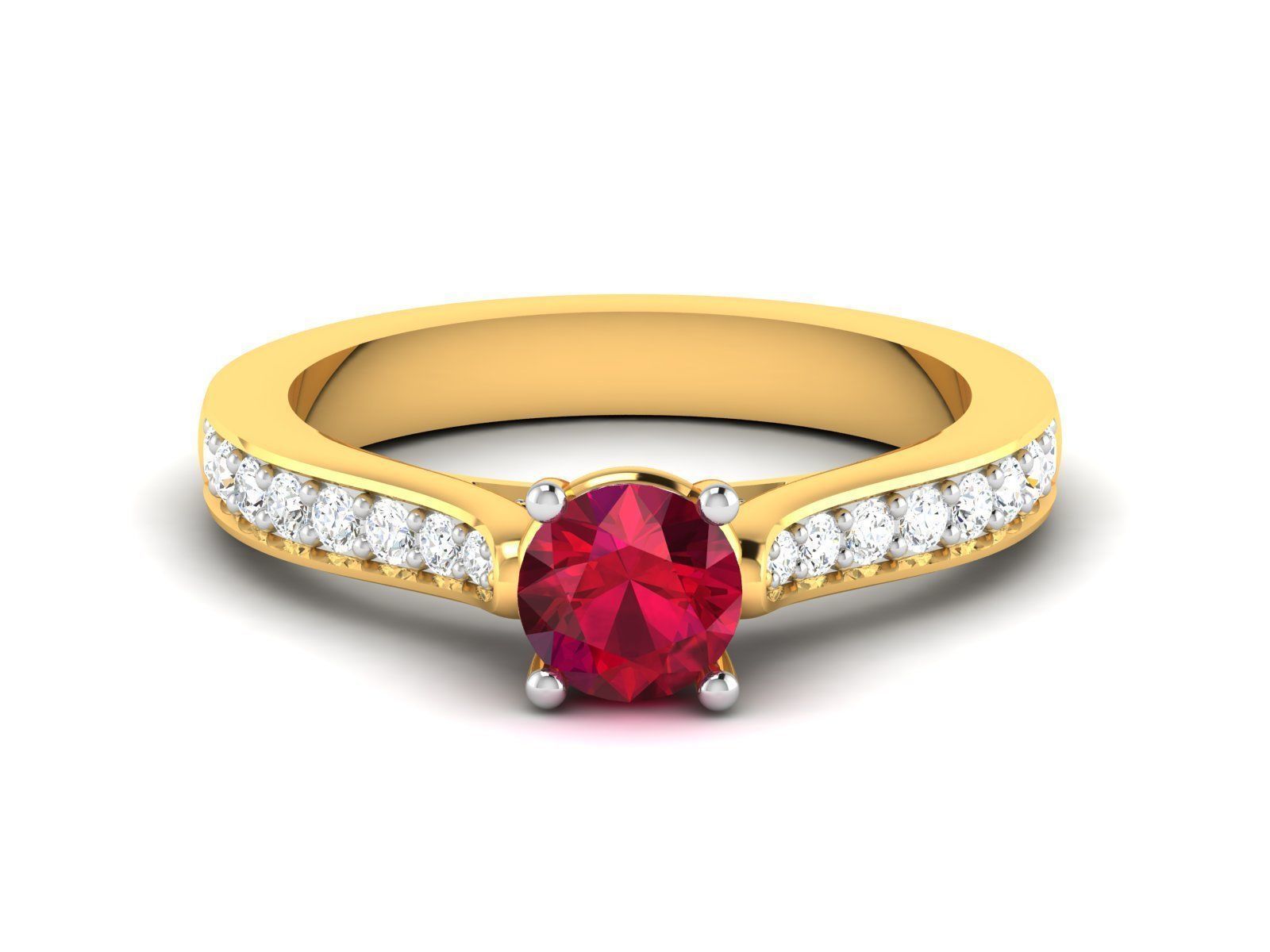 ring-1861 ruby and diamond engagement ring 3D print model_5