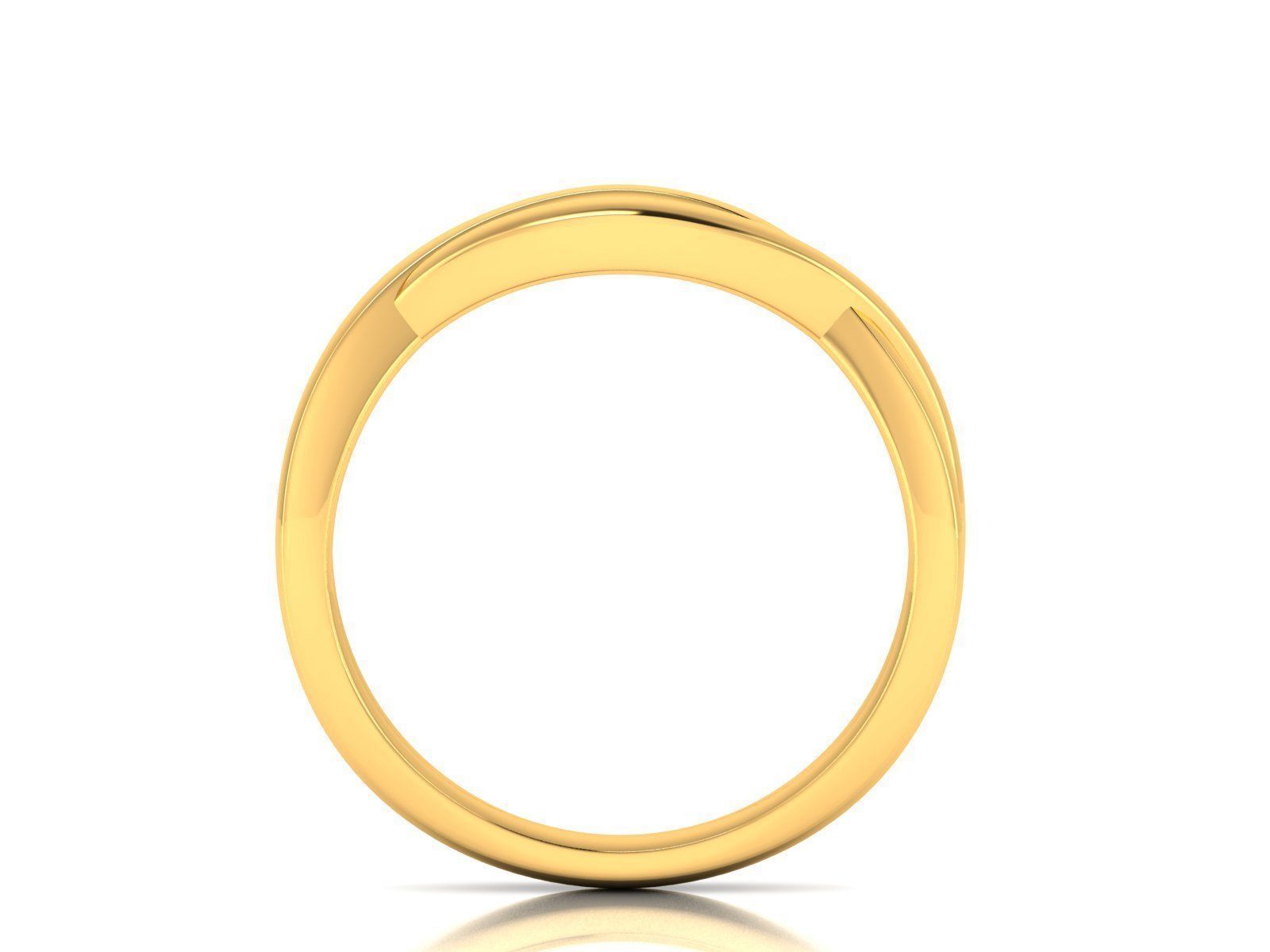 ring-1798 infinity ring gold 3D print model_1