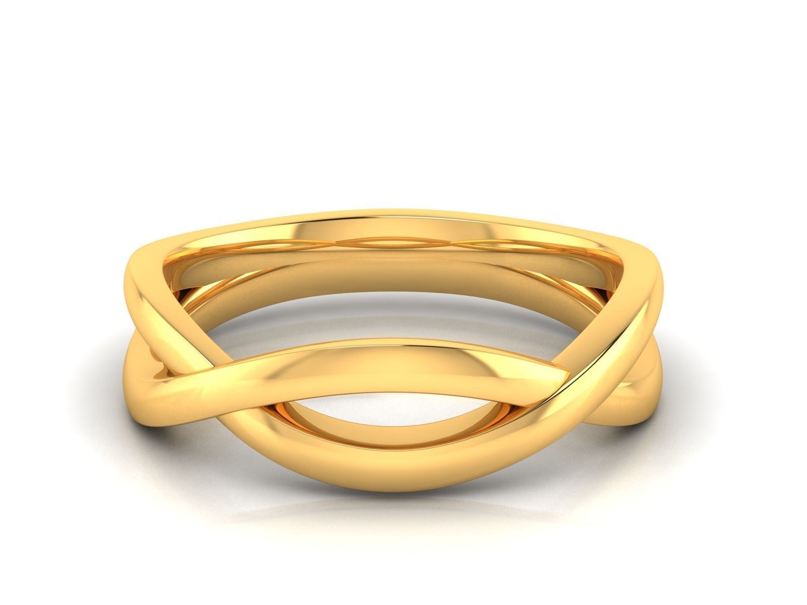 ring-1798 infinity ring gold 3D print model_7