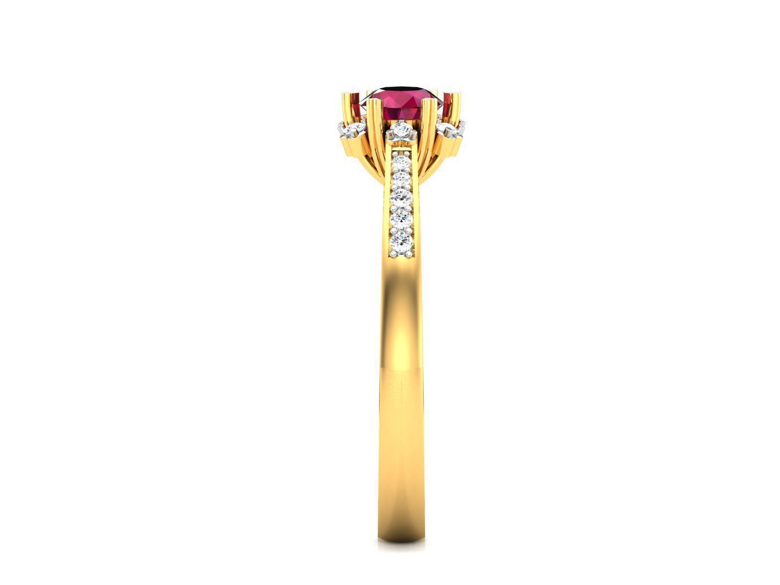 ring-1785 ruby and diamond engagement ring 3D print model_4