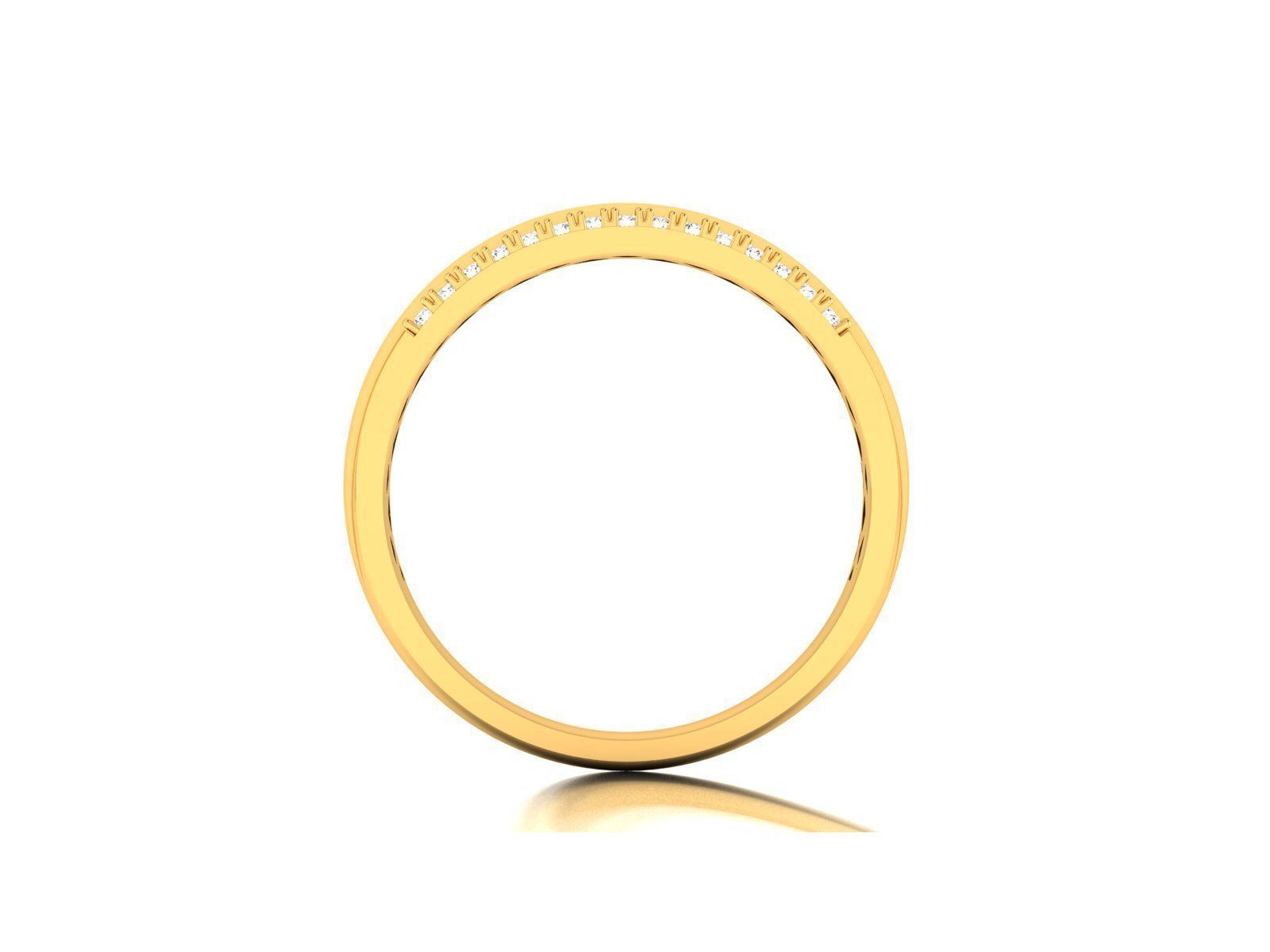 ring-1743 gold ring with sapphires 3D print model_5