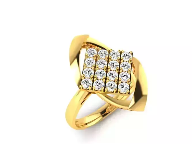 ring-1499 diamond ring gold