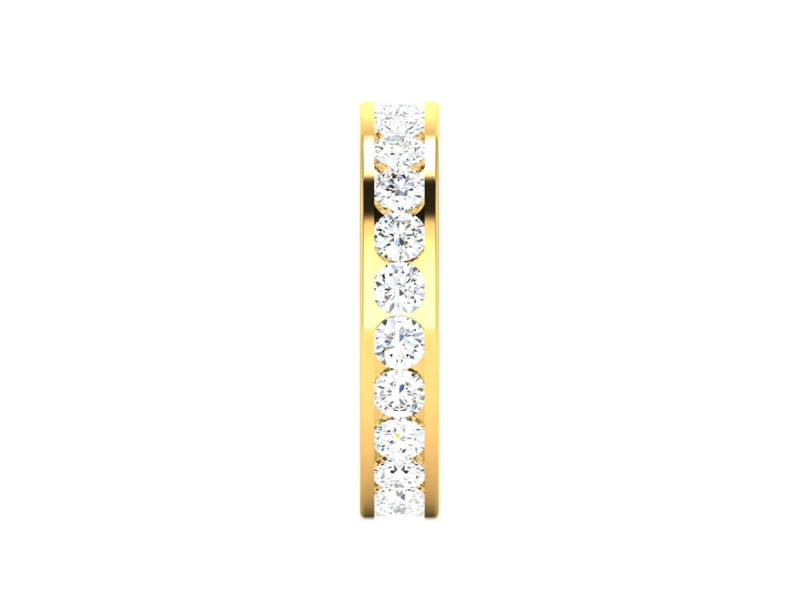 ring-1292 diamond eternity ring gold 3D print model_5
