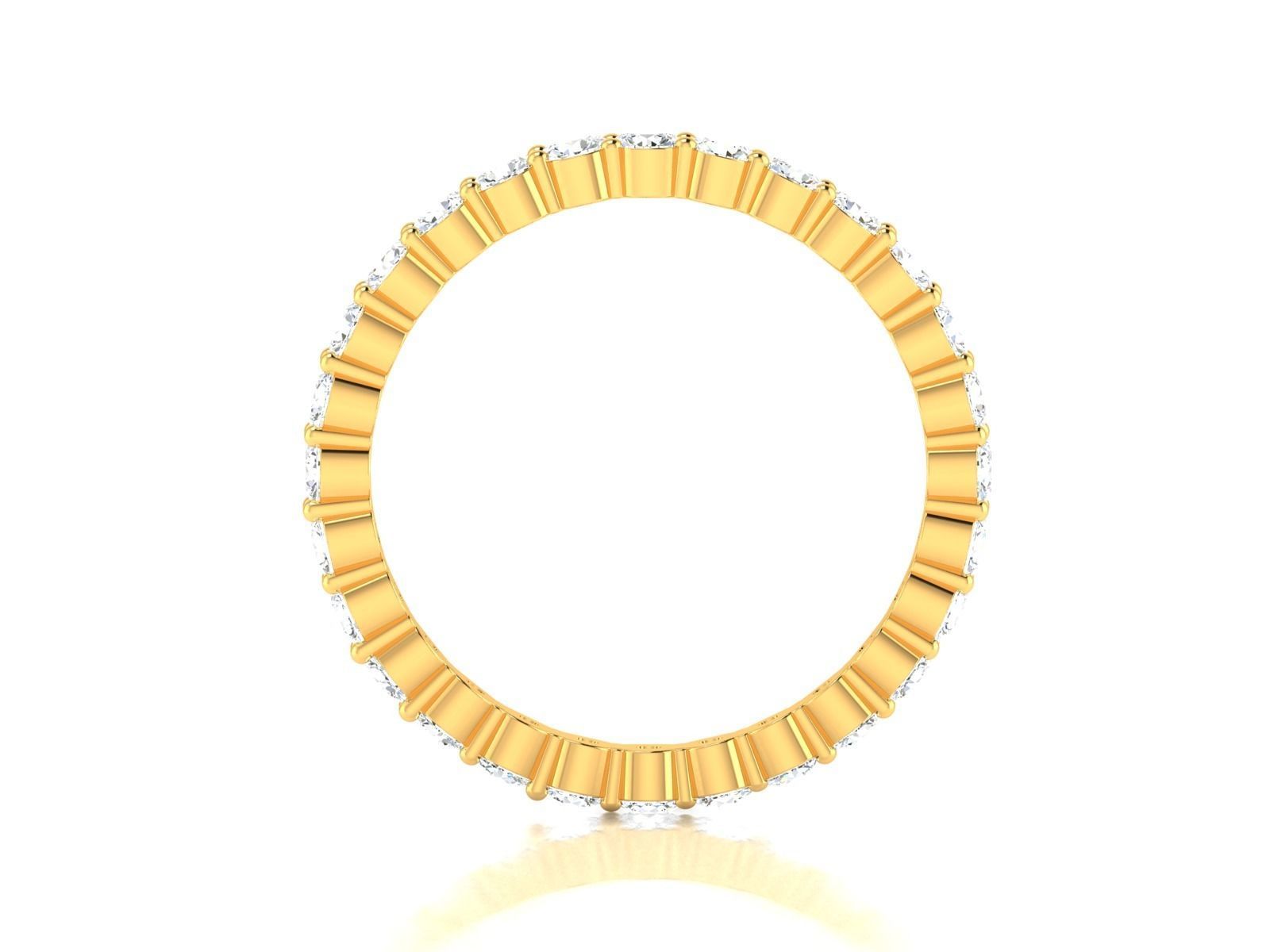 ring-1290 gold diamond eternity ring 3D print model_3