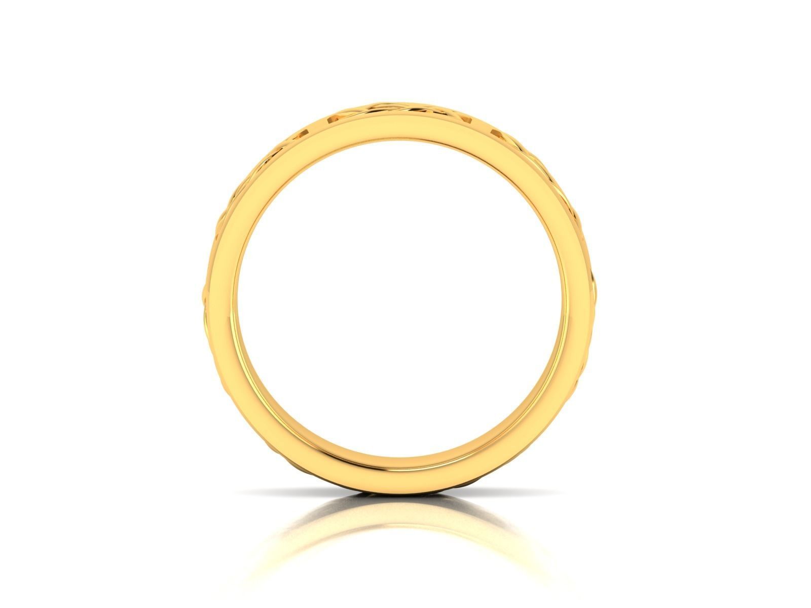 ring-1181 celtic wedding ring gold 3D print model_3