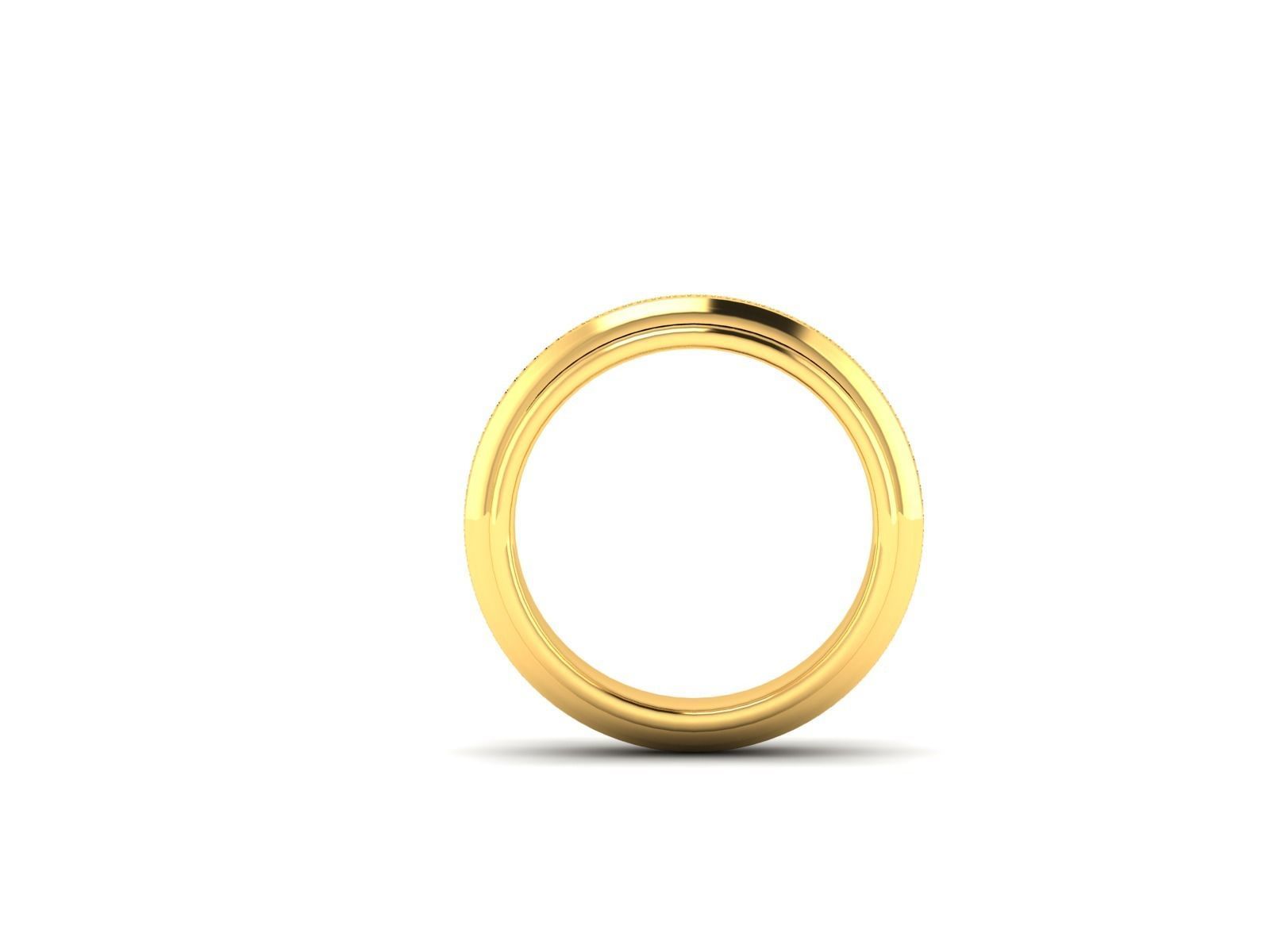 ring-1072 gold wedding ring 3D print model_3