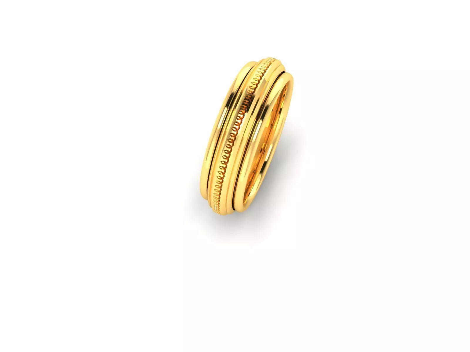ring-1072 gold wedding ring 3D print model_0