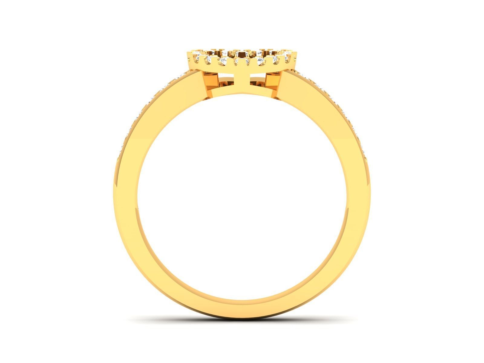 HEART RING 1012 3D print model_4