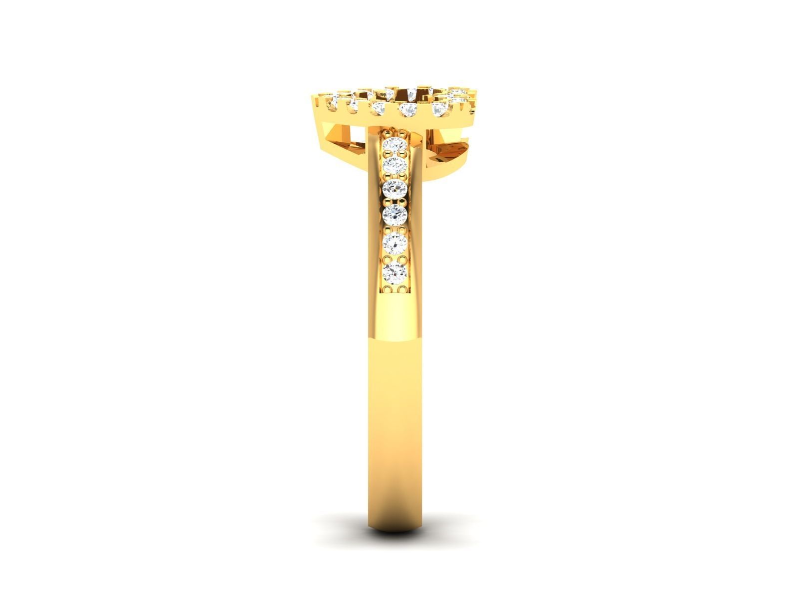 HEART RING 1012 3D print model_6