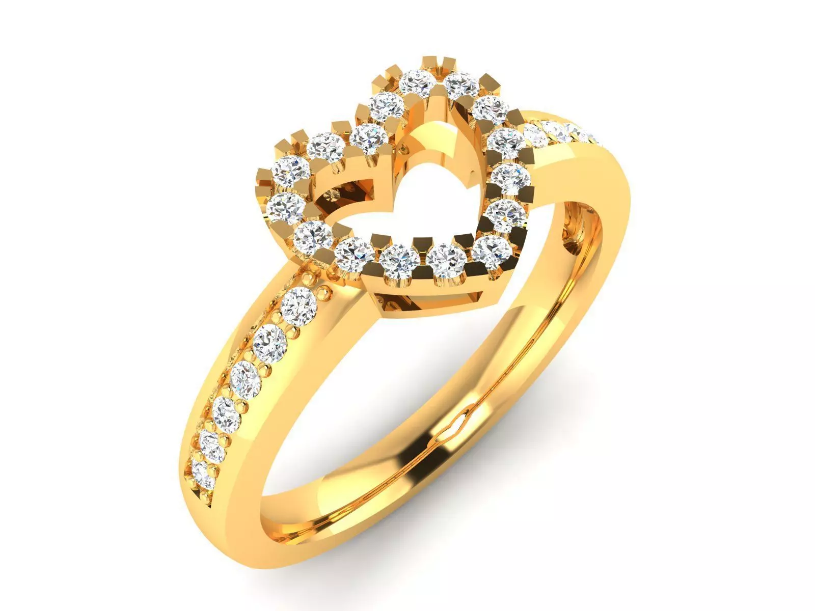 HEART RING 1012 3D print model_0