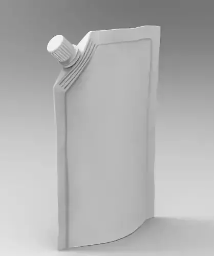 doypack pouch squeze 3D model