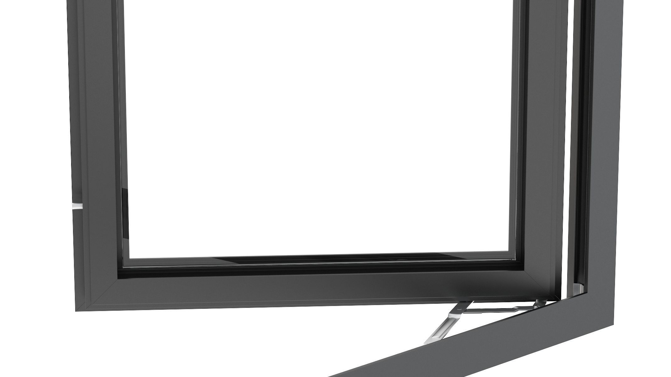 Aluminium Door 02 3D model_9