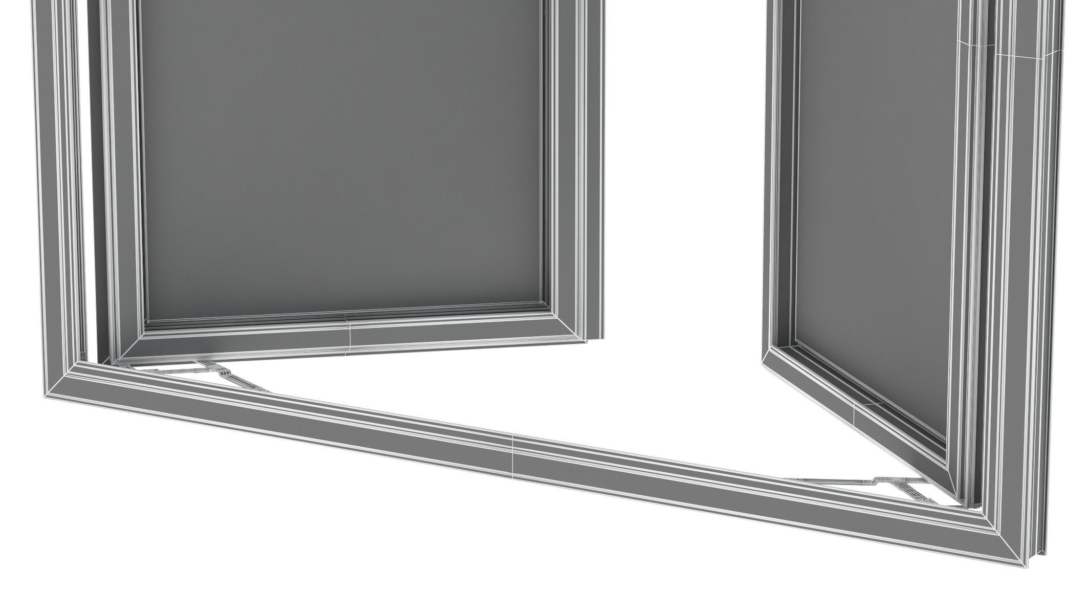 Aluminium Door 02 3D model_18