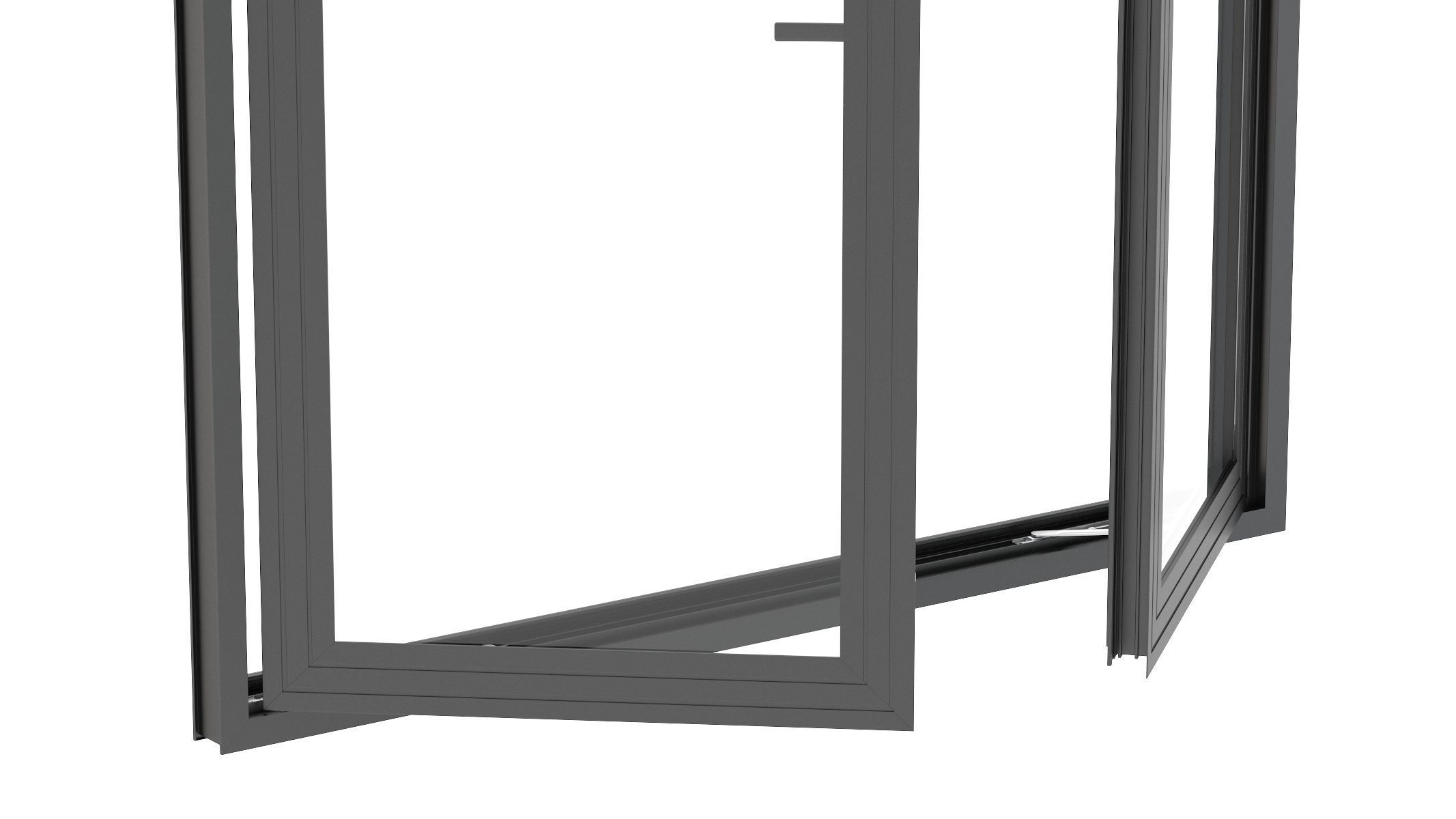 Aluminium Door 02 3D model_7