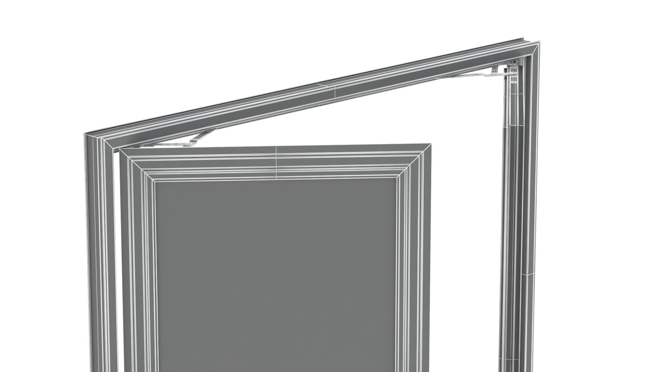 Aluminium Door 02 3D model_17