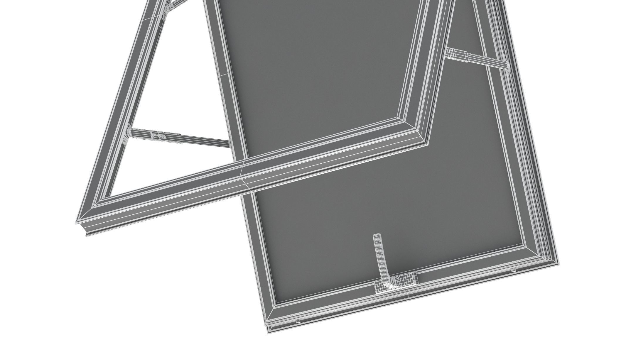 Aluminium Door 03 3D model_19