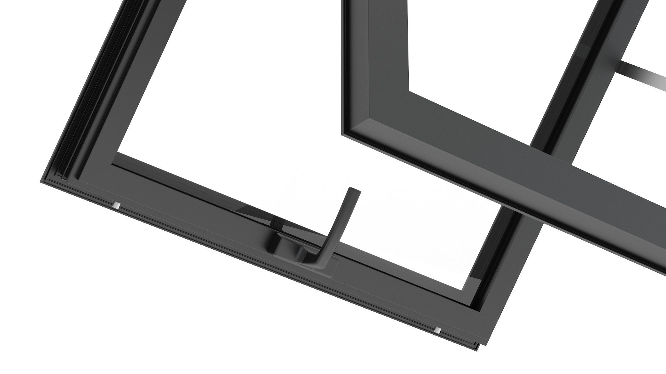 Aluminium Door 03 3D model_9