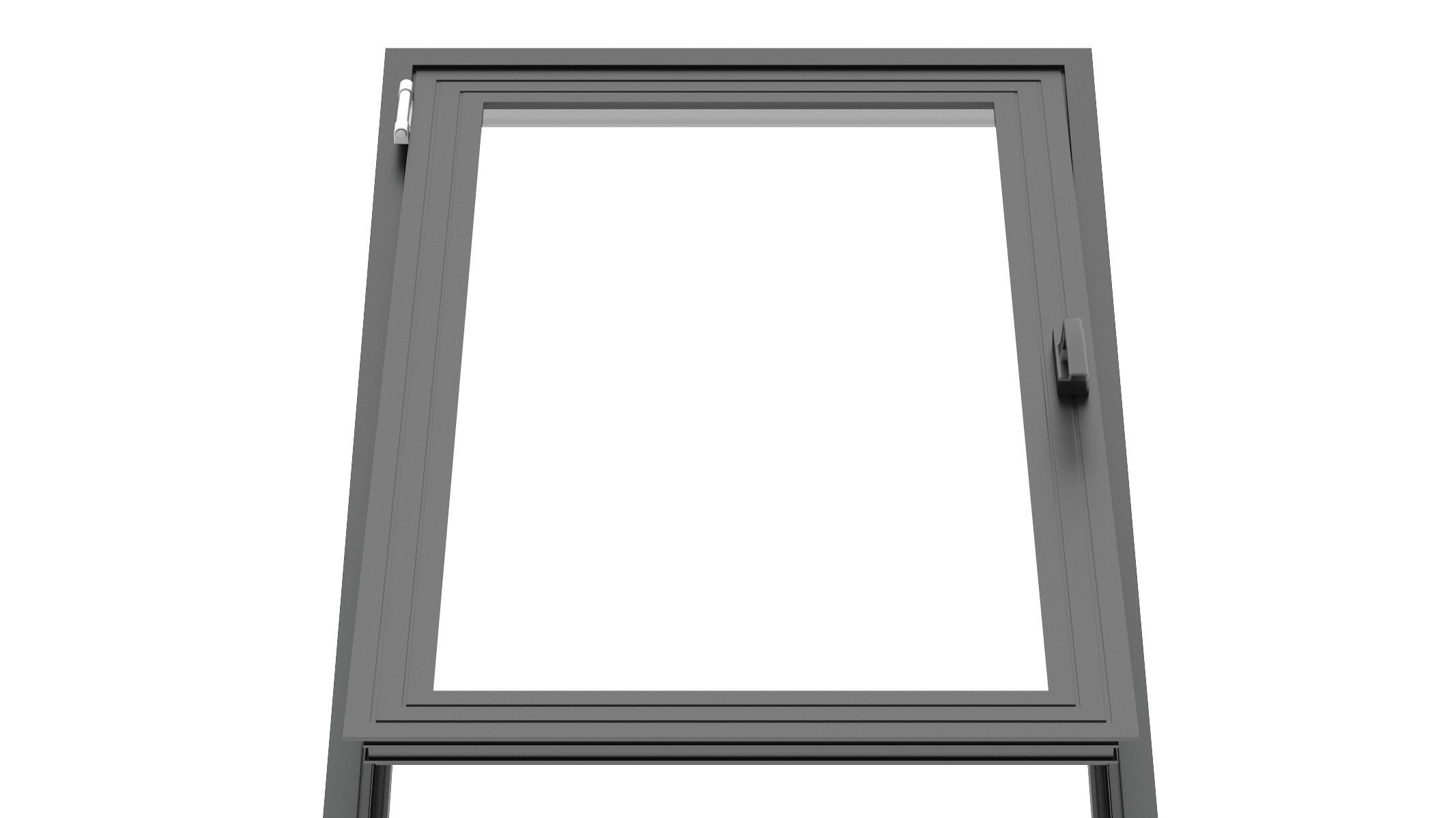 Aluminium Door 04 3D model_10