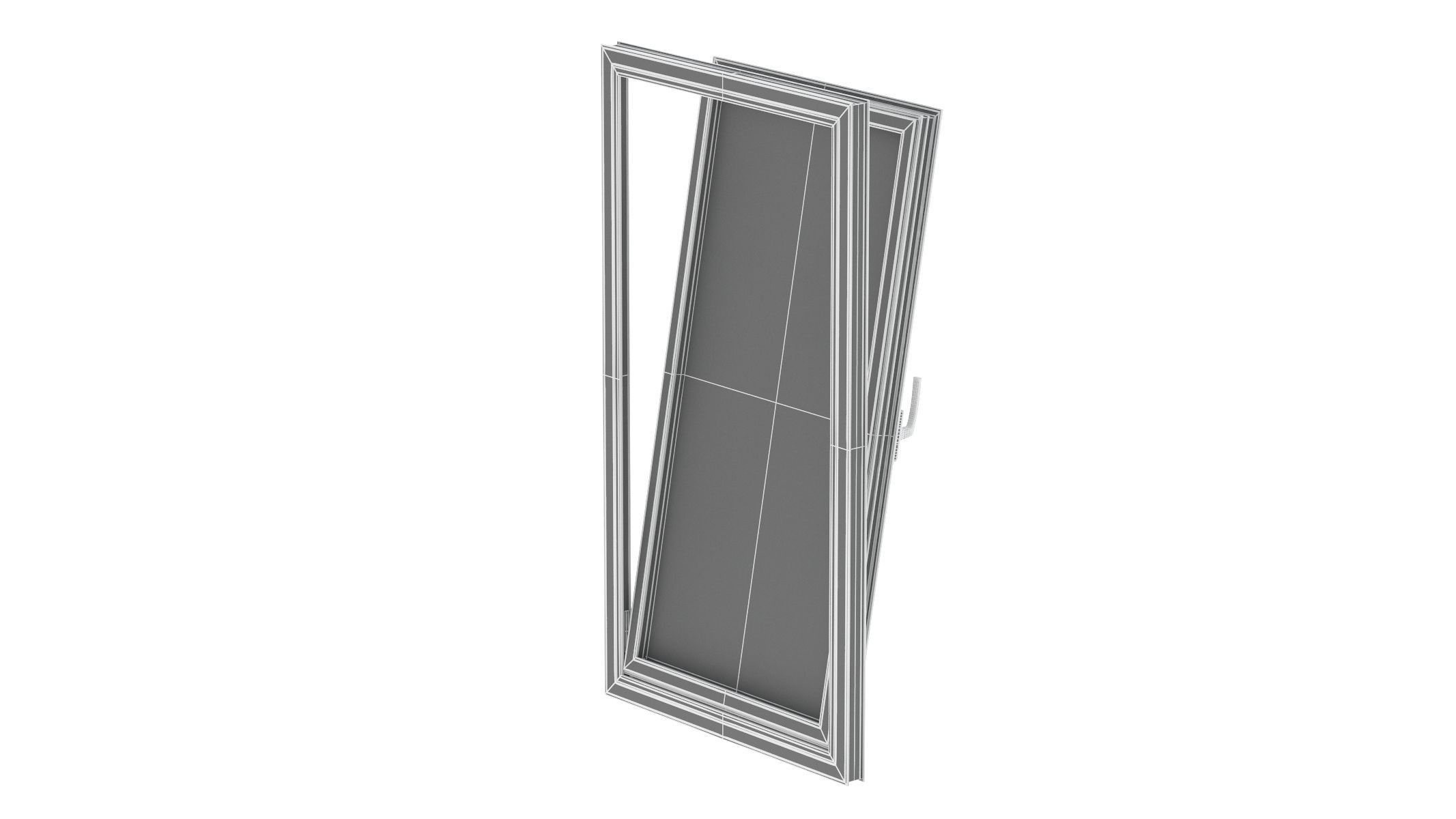 Aluminium Door 04 3D model_13