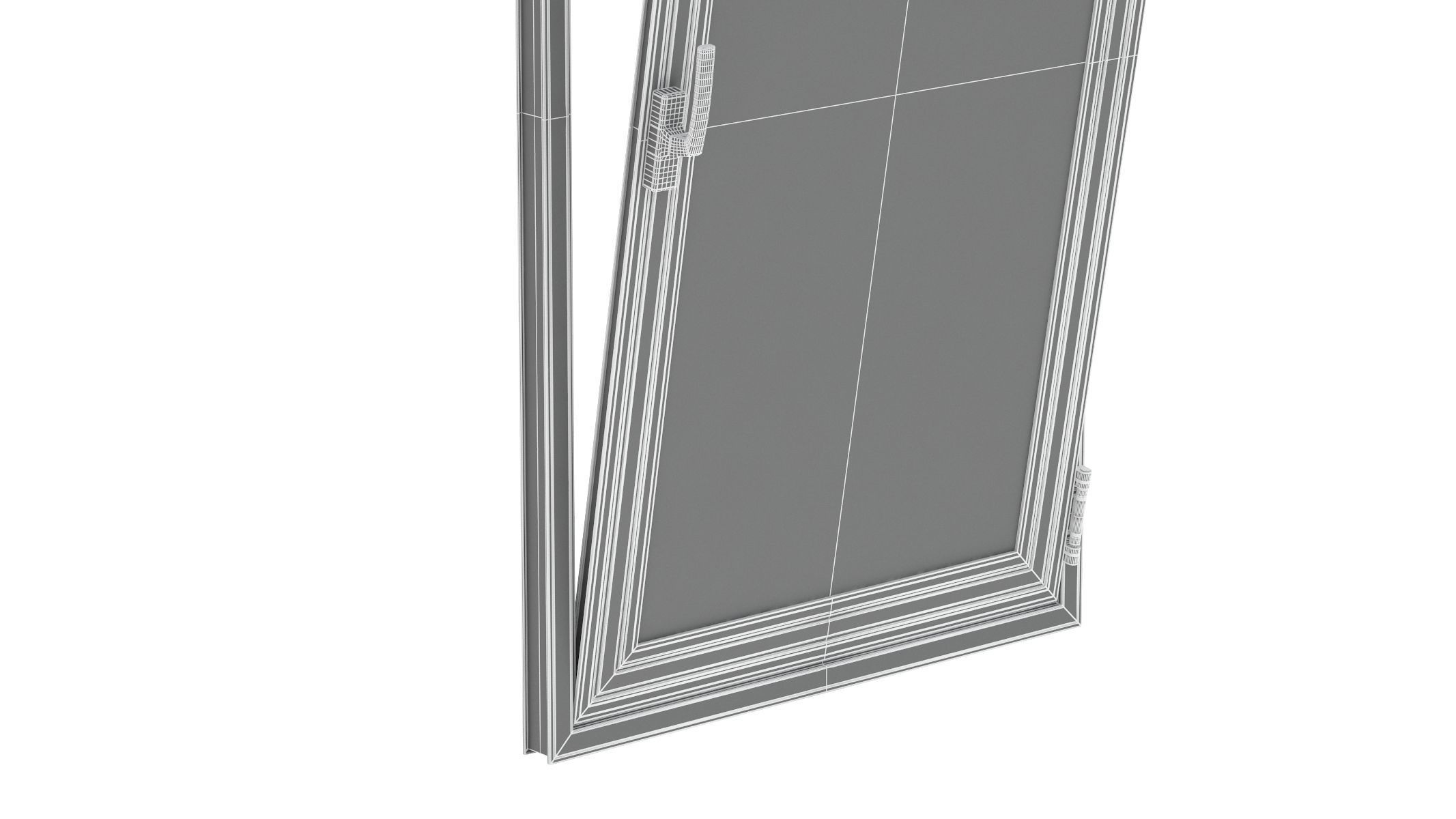 Aluminium Door 04 3D model_17