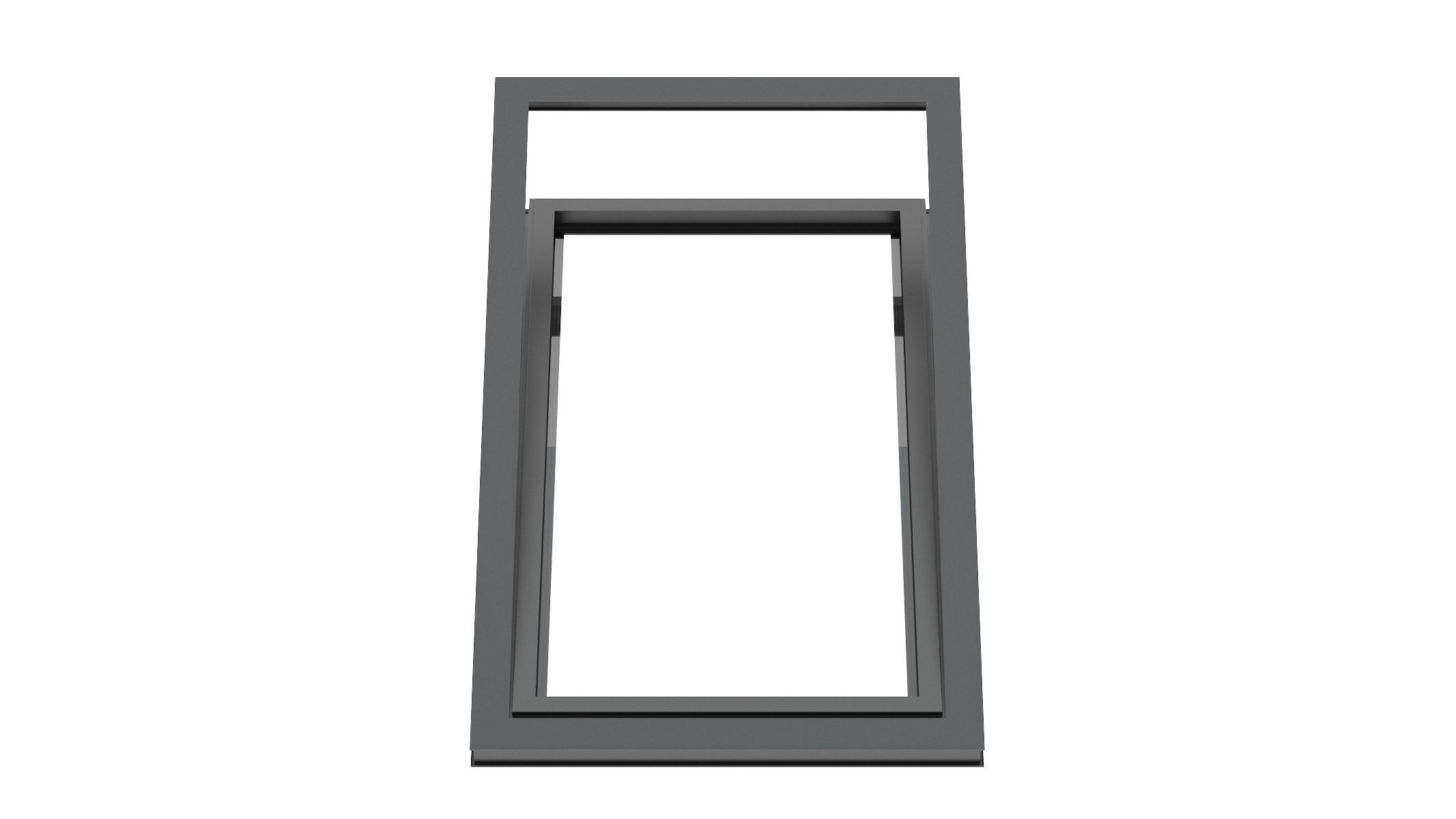 Aluminium Door 04 3D model_4